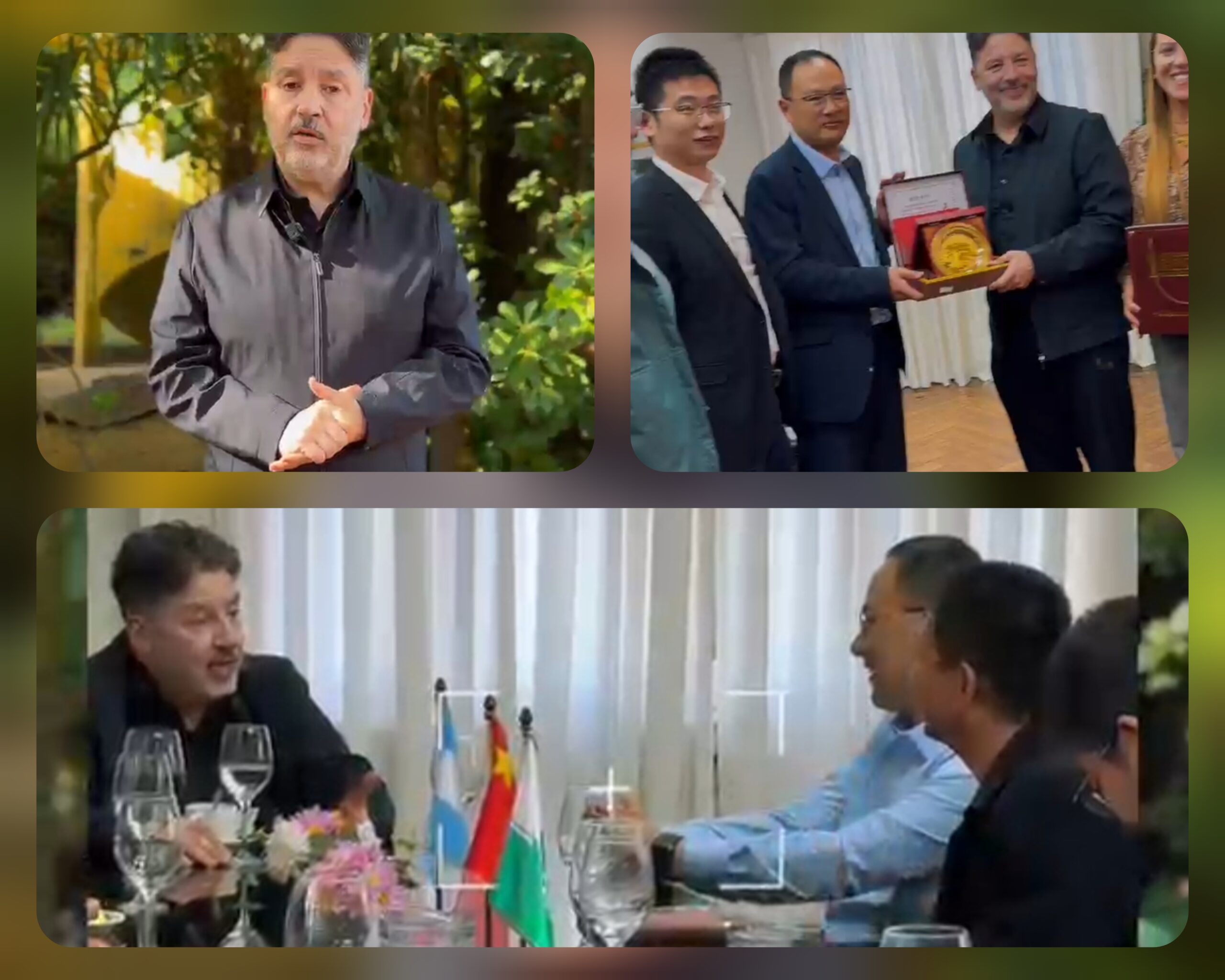 Merlo Avanza junto A Menendez.